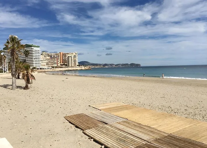 Apartamento En Calpe, Playa De La Fossa, Primera Linea, Aa