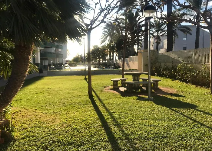 Apartamento Con Vistas Al Mar Mediterraneo En Complejo Residencial Benicàssim acceptant les animaux